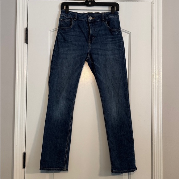 H&M Boys Blue Denim Slim Fit Jeans Size 18 - Picture 1 of 8